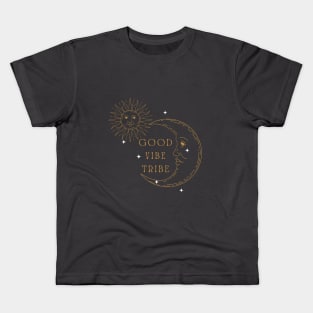 Good Vibe Tribe Sun Moon Kids T-Shirt